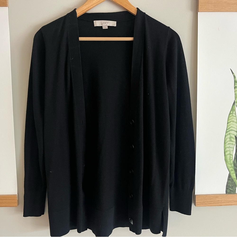 LOFT Classic Black Sweater